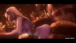 ���াক্ষস, বড়ো পোঁদ দ্বৈত মেয়ে ও এক পুরুষ