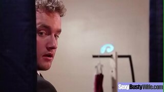 Гарм Домохозяйку бо нињоии сиськами (гаронбаҳо ман худ дар Даника) Вазнин аст, Трахают видео-09