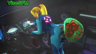 Samus Aran fucked од чудовиште (звук)