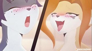 Eipril جنسی پیارے باتھ روم میں