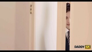 DADDY4K. Mirum sex scene per vetus pater et pulchra sponsam de